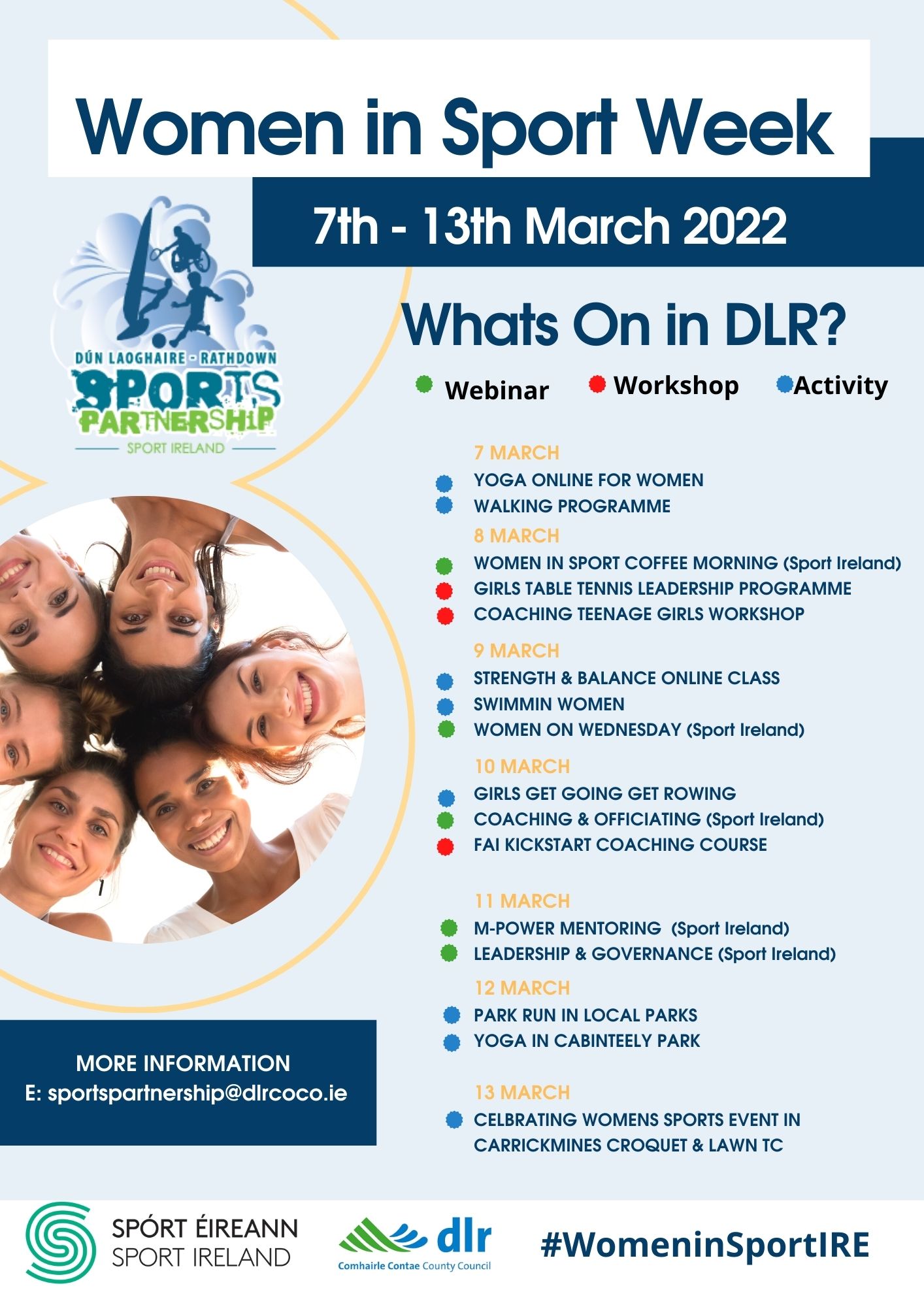 Women in Sport Week Flyer