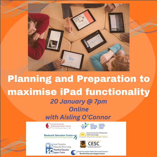 26LC 01 024 SG (LK) - Planning and Preparation to maximise iPad functionality