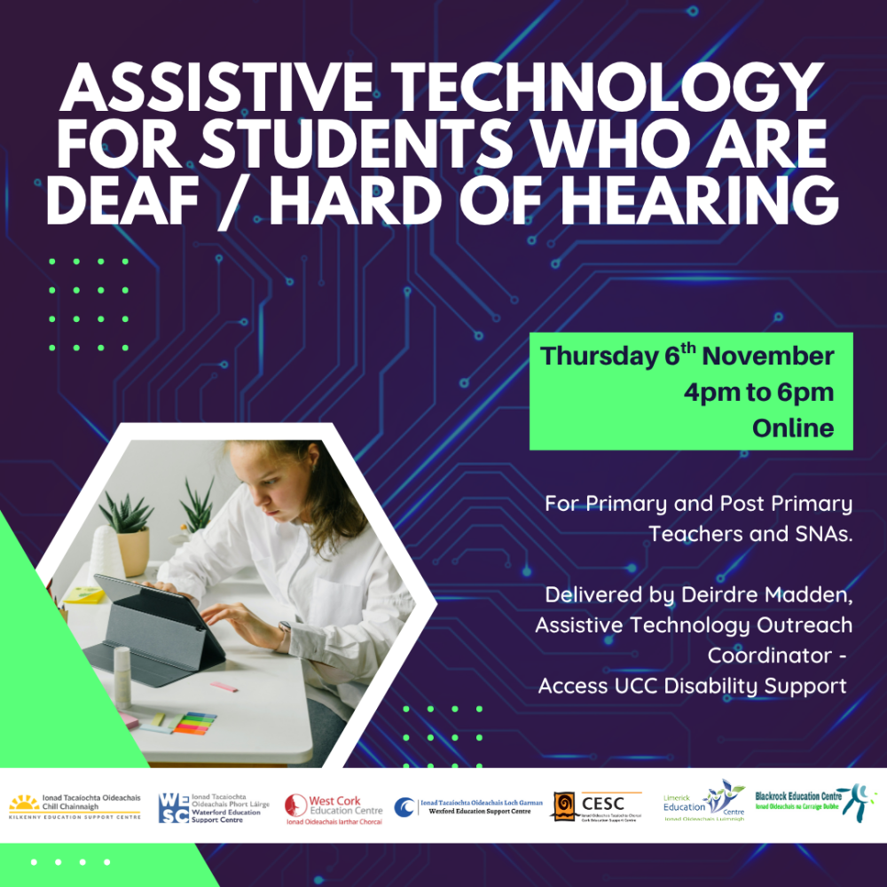 25LC 11 019 SG (CESC) - Assistive Technology for Students who are Deaf/Hard of Hearing