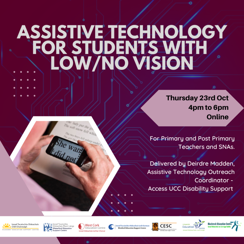 25LC 10 033 SG (CESC) - Assistive Technology for Students with Low/No Vision