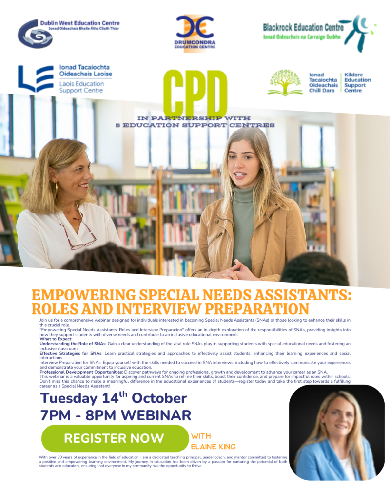 25LC 10 005 BEC LL - Empowering Special Needs Assistants: Roles and Interview Preparation