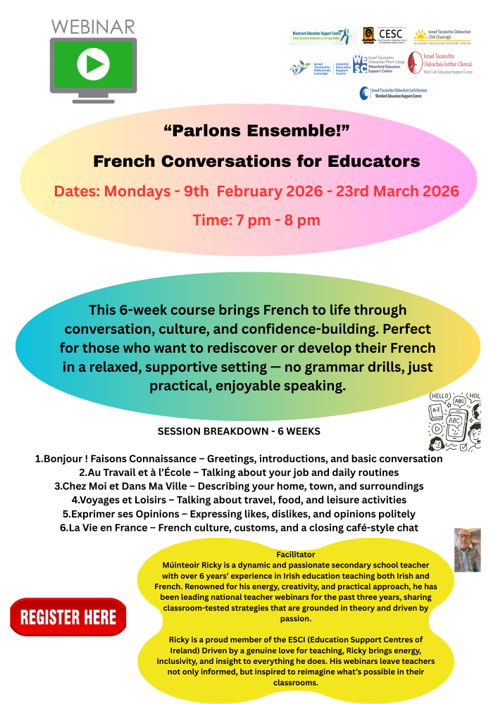 26LC 02 010 SG (WTFD) - “Parlons Ensemble!” French Conversations for Educators