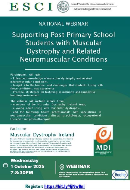 muscular dystophy ireland post primary