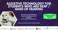 26LC 03 011 SG (CESC) - Assistive Technology for Students who are Deaf/Hard of Hearing